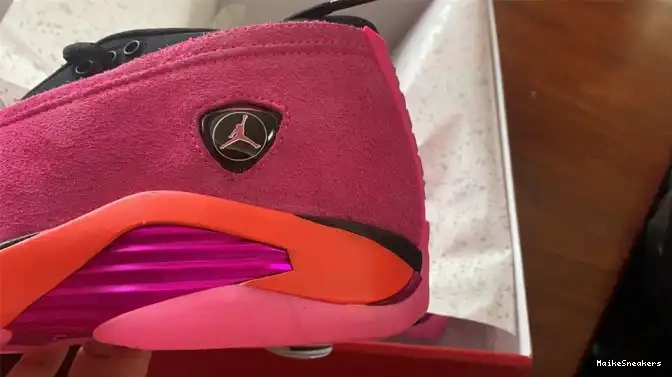 MaikeSneakers Retro 14 Jordan (W) Low Shocking DH4121-600 Pink 0528